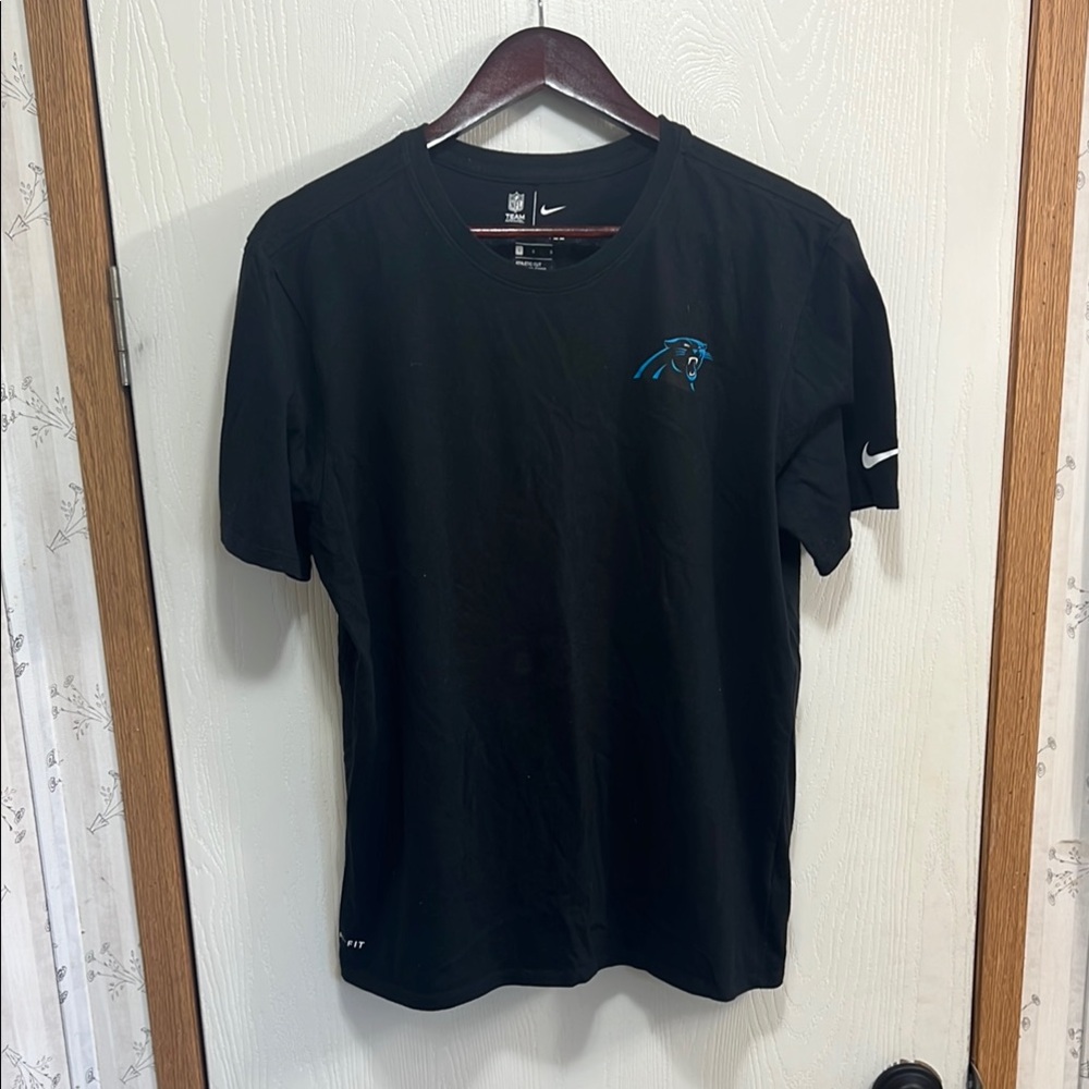 Nike Black Short Sleeve Tee NFL Carolina Panthers